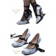 Iris Corolla Demi Ballet Stye Wedge Shoes(Reservation/4 Colours/Full Payment Without Shipping)